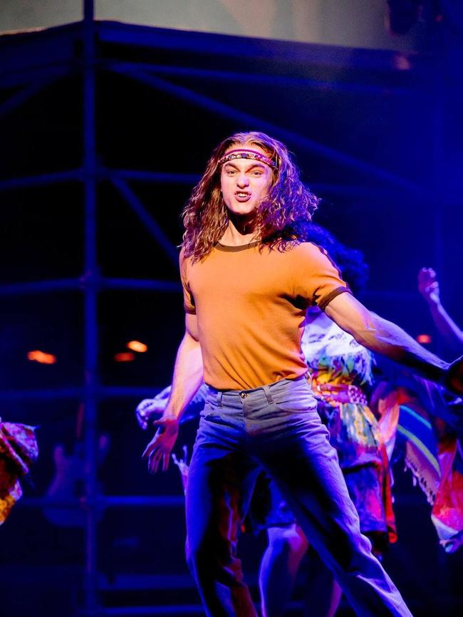 Matthew Manahan in the Sydney Opera House's 2019 production of Hair.