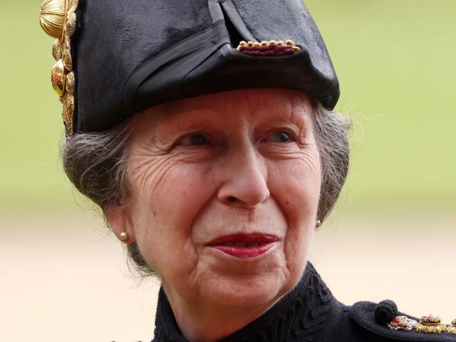 LONDON, ENGLAND - MAY 06: Princess Anne, Princess Royal attends the annual Founder's Day Parade at Royal Hospital Chelsea on May 06, 2024 in London, England. Founder's Day celebrates the founding of the Royal Hospital Chelsea in 1681 by King Charles II. (Photo by Tim P. Whitby/Getty Images)