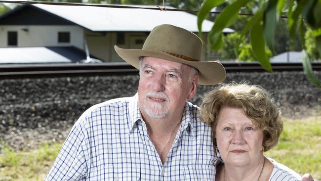 Stan and Suz Corbett have been campaigning against the Inland Rail for five years. PHOTO: Renae Droop