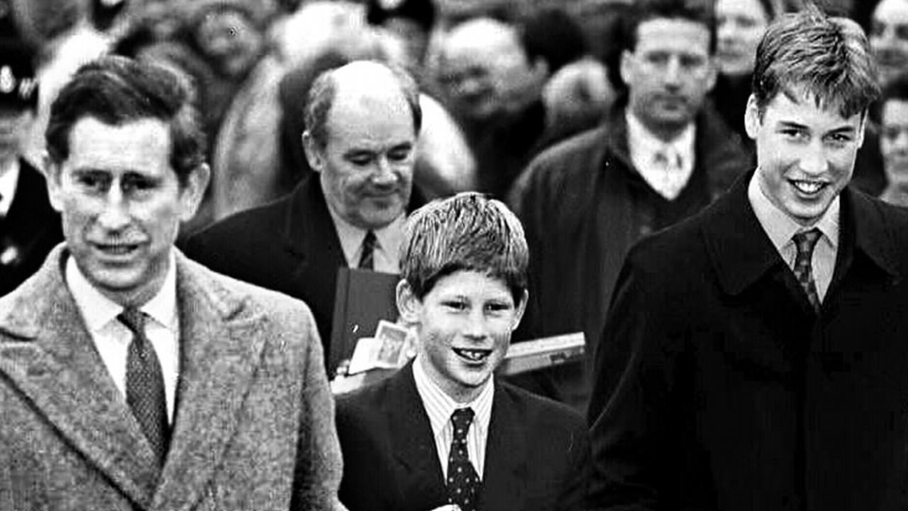 Charles with his sons Harry and William back in 1997 Picture: AFP