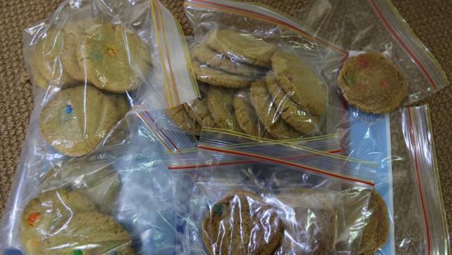 Cannabis-infused biscuits were part of the illegal foods sold through an online marketplace.