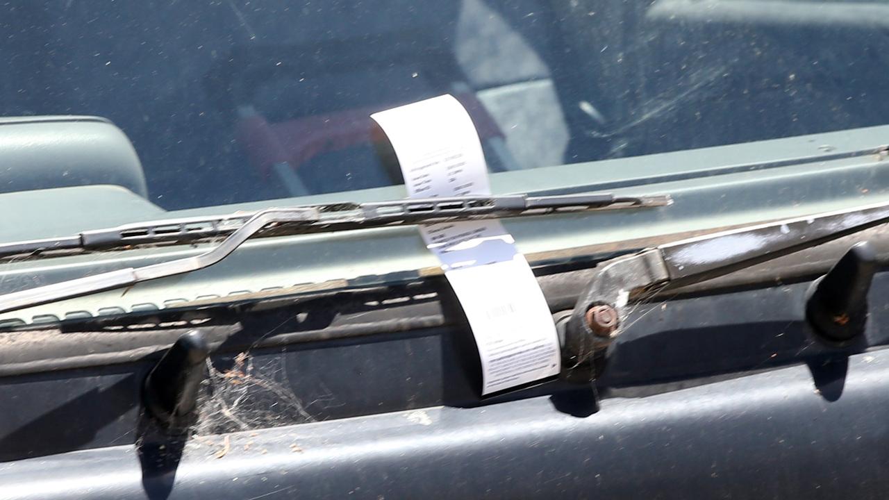 This fine was not dished out for having a dirty windscreen. Picture: Alan Barber.