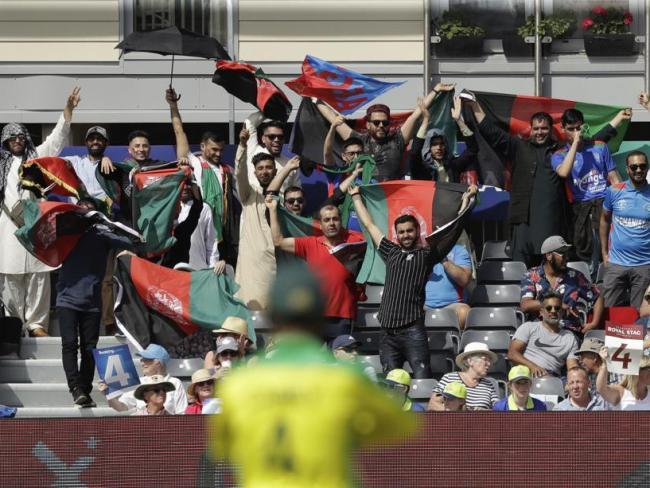 Afghanistan fans backed their team throughout the contest.