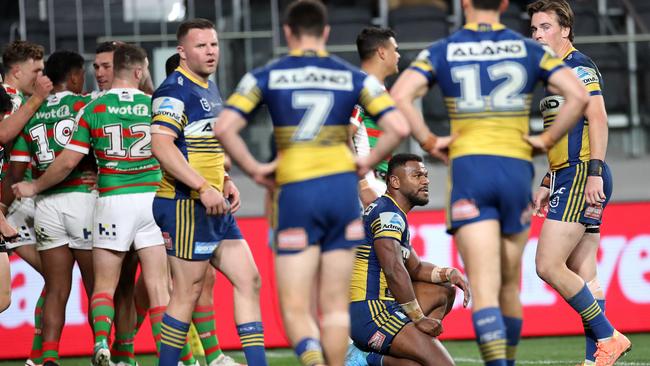 Souths are charging while the Eels are faltering.