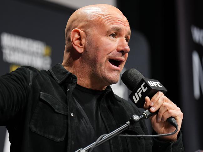 UFC boss Dana White is expected to arrive in Sydney today. Picture: Cooper Neill/Zuffa LLC