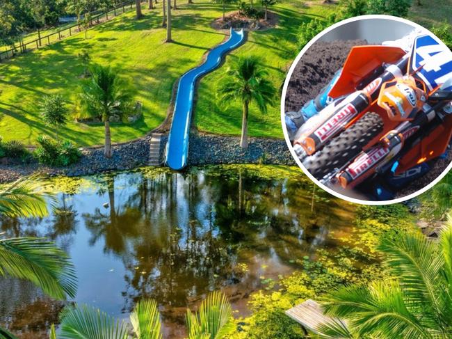 Horse trails, water slide, motocross track: Qld’s coolest backyard