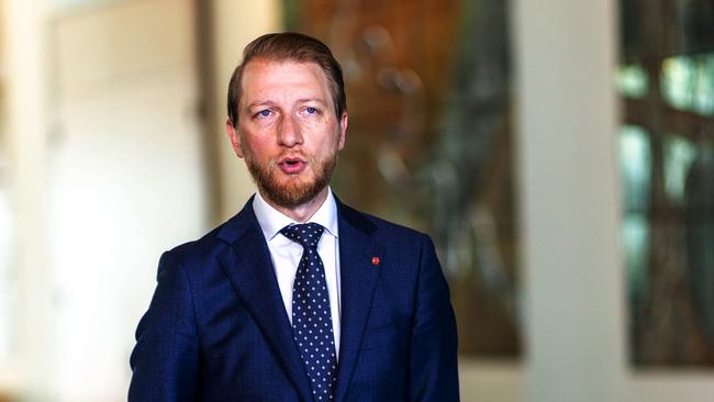 Liberal senator James Paterson is the new opposition home affairs spokesman. Picture: NCA NewsWire / Gary Ramage