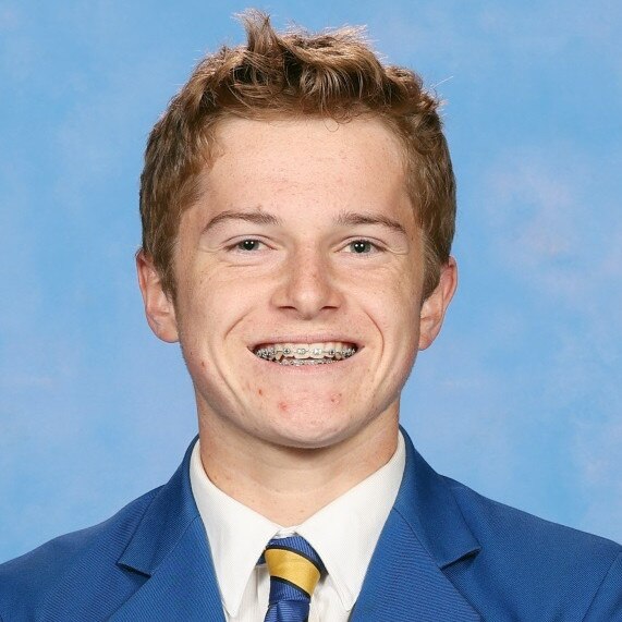 James Lye, a School Captain at St Luke's Grammar School, Dee Why. Picture: Supplied