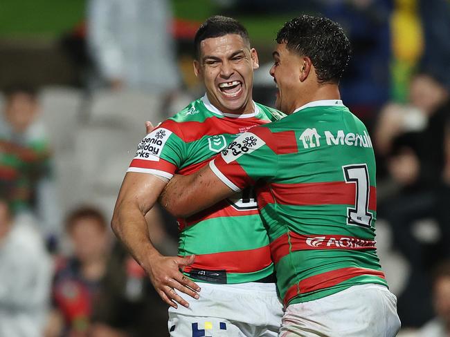 The NRL is investigating allegations of racial abuse towards Cody Walker and Latrell Mitchell. Picture: Mark Metcalfe/Getty Images