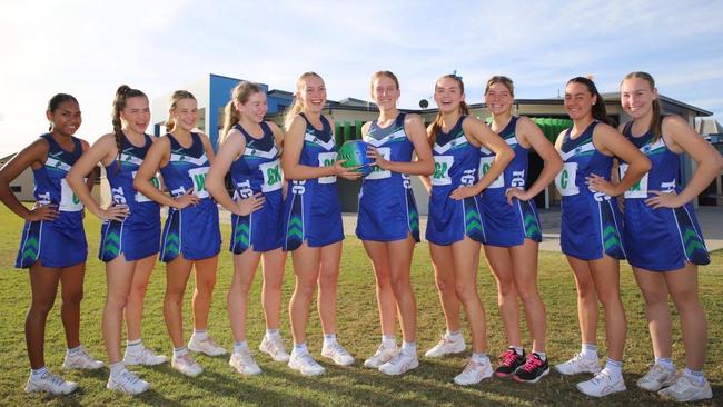 The Cathedral College (Rockhampton) netball team.