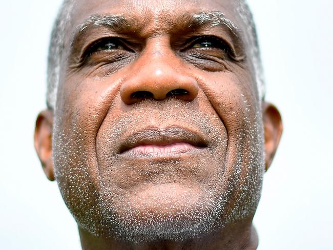 PORT ELIZABETH, SOUTH AFRICA - JANUARY 20: Michael Holding is a Jamaican cricket commentator and former cricketer during day 5 of the 3rd Test match between South Africa and England at St Georges Park on January 20, 2020 in Port Elizabeth, South Africa. (Photo by Ashley Vlotman/Gallo Images/Getty Images)