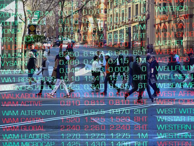 SYDNEY, AUSTRALIA : NewsWire Photos- AUGUST 07 2024. A view of the digital boards at the Australian Stock Exchange at the ASX in Sydney with the US market causing havoc on the Australian Economy. Picture: NewsWire /Gaye Gerard