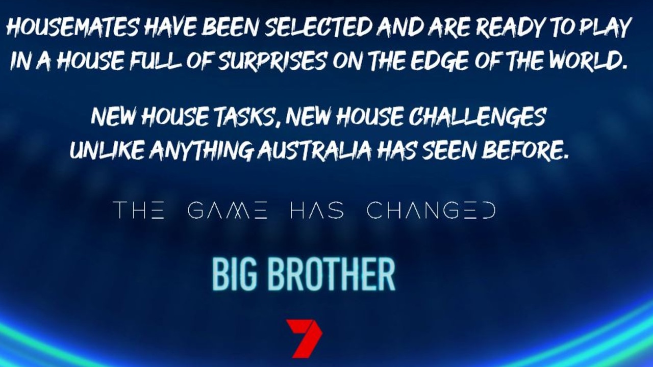 The 2020 season of Big Brother promises to impress. Picture: Channel 7.