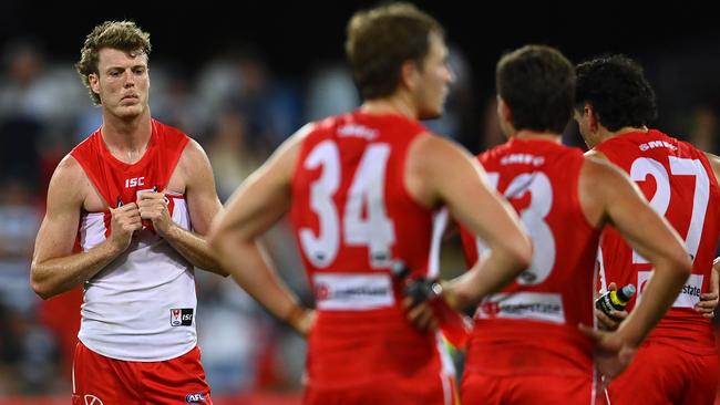 Nick Blakey was one of the young Swans to impress in 2020. Picture: Quinn Rooney/Getty Images