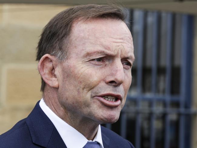 Tony Abbott has not sought extra protection since the incident. Picture: AAP