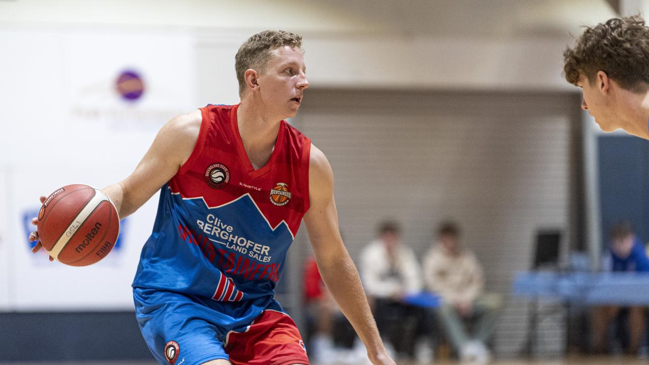 Adam Gehrig starred for the Toowoomba Mountaineers against Northside Wizards. Picture: Kevin Farmer