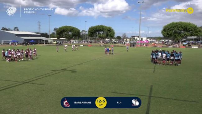 Replay: Qld Barbarians v Qld Fiji (Under-18s) - Pacific Youth Rugby Festival Day 2