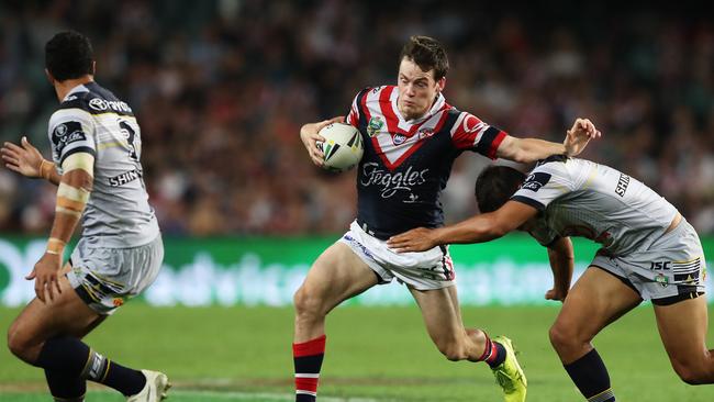 Luke Keary had a breakout season for the Roosters last year after struggling with the Rabbitohs since his 2014 premiership win. Picture: Brett Costello