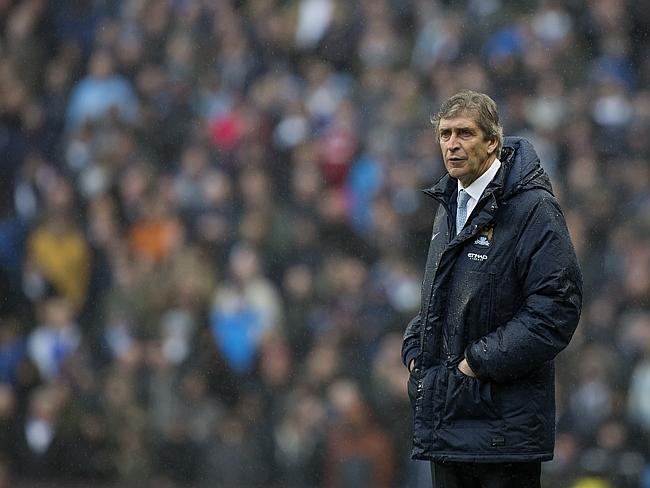 City's manager Manuel Pellegrini says his team is the only club in Manchester this season.