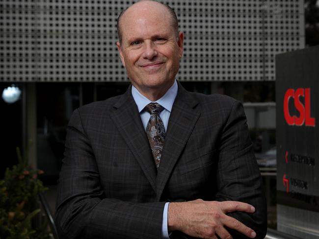 CSL CEO Paul Perreault. Picture: Stuart McEvoy