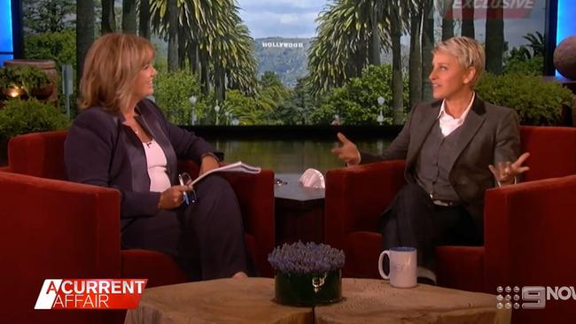 Tracy Grimshaw interviewed Ellen on her show back in 2013.