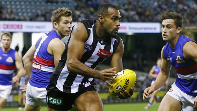 Heritier Lumumba is not happy with Collingwood’s response over his racism claims. Picture: Michael Klein