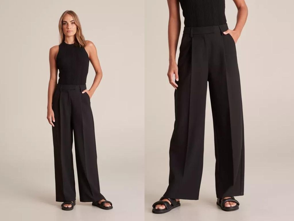 Target's viral workwear range features the Preview Wide Leg Pants.