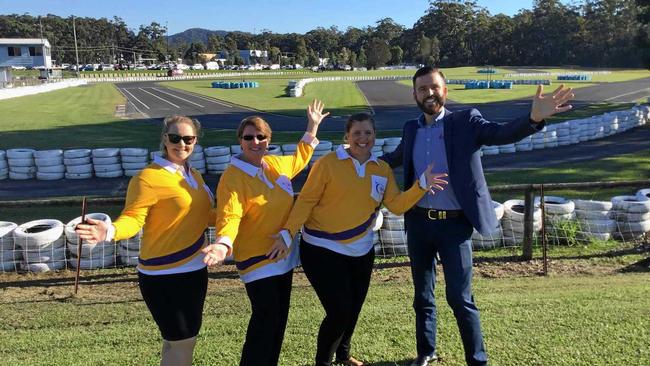 READY TO RELAY: Brittany Raven, Linda Brookes, Trudy Jeffery and Tim Richmond are just some of the busy members of this year's Relay for Life committee.