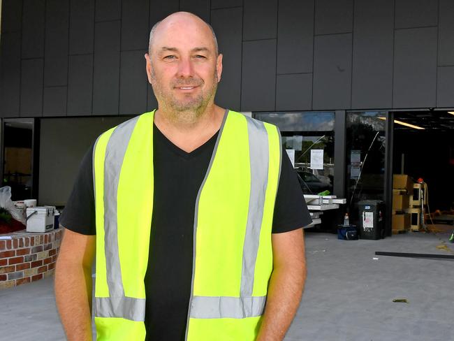 Robert Comiskey at the new $40M shopping centre and community club development at Burpengary Thursday February 4, 2021. Picture, John Gass