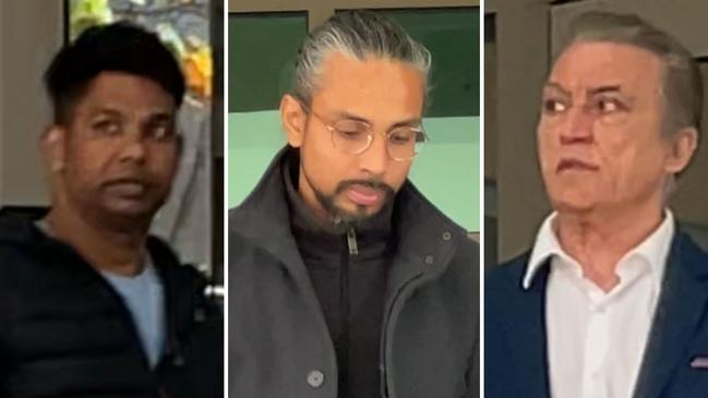 Three men charged over an alleged BDSM gang rape of a woman. Colin Charles, 36, Shams Rehman, 64 and Joseph Deepak, 40 allegedly surprised tied up woman with group sex she had not consented to. THUMBNAIL.