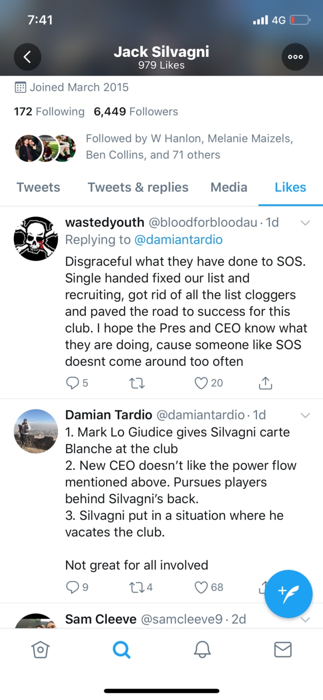 Jack Silvagni liked this tweet.