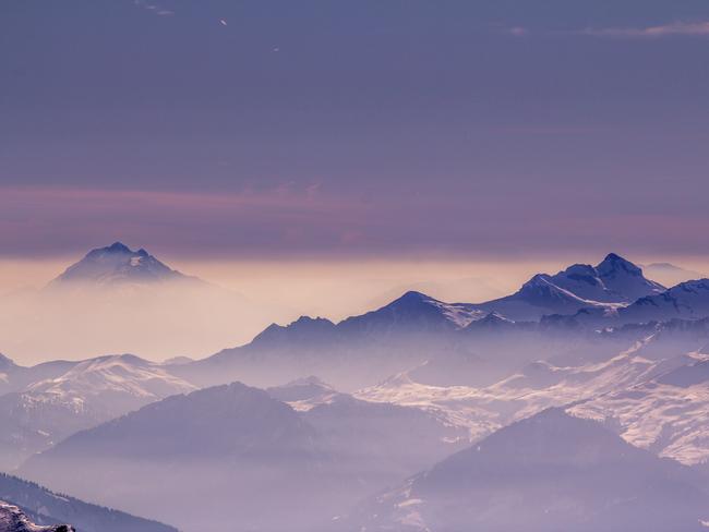 The majestic Alps.