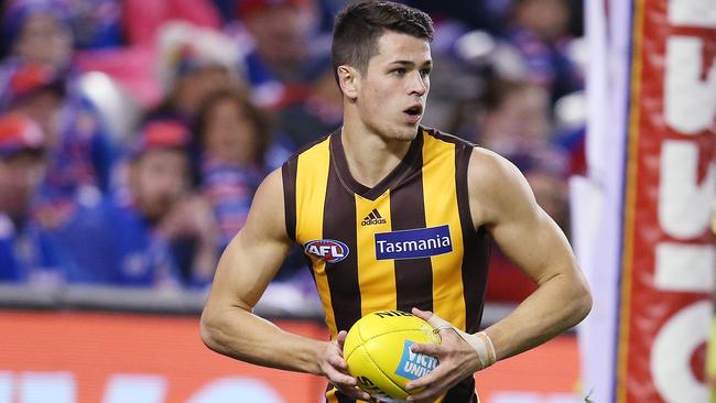 Hawthorn now wants to keep Ryan Burton. Picture: Michael Klein