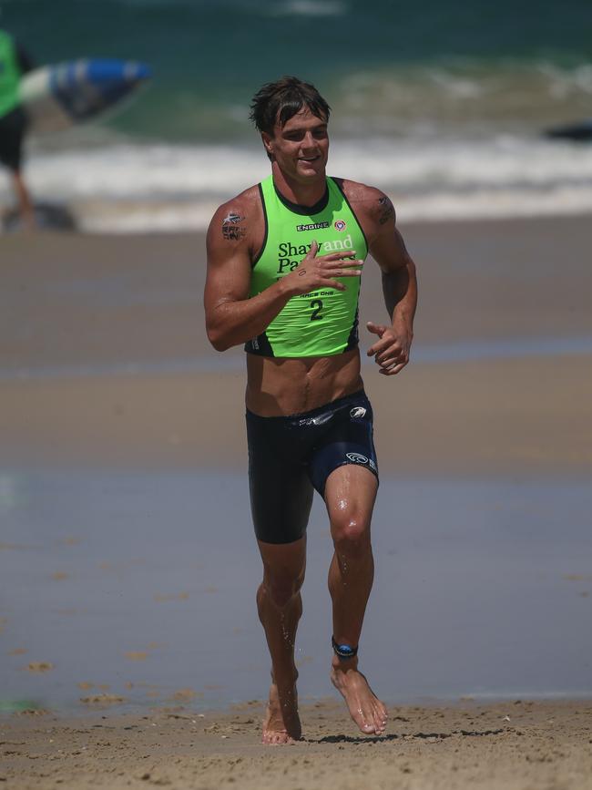 Joe Collins on Day 1 of the Shaw and Partners Iron Man /Woman Series at North Burliegh. Picture: Glenn Campbell