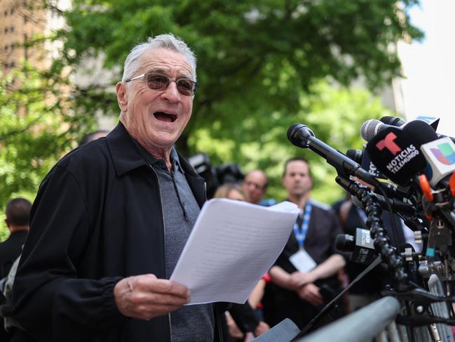 Hollywood legend Robert De Niro lashes out at Donald Trump. Picture: AFP