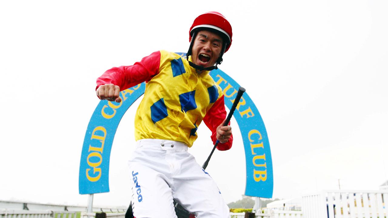 Japanese jockey Kanichiro Fujii rode Stoner in Race 8 at the Gold Coast Turf Club.