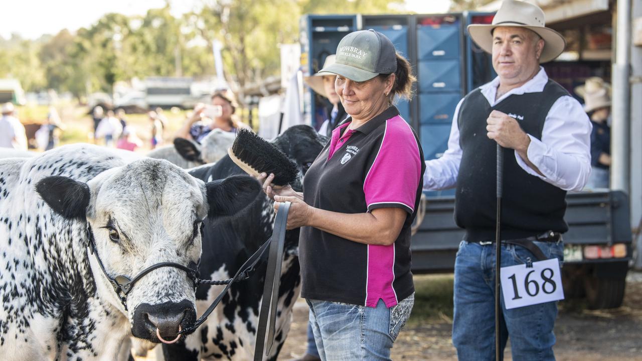 Jenny and Jamie Medhurst at the 2022 Toowoomba Royal Show. Friday, March 25, 2022. Picture: Nev Madsen.