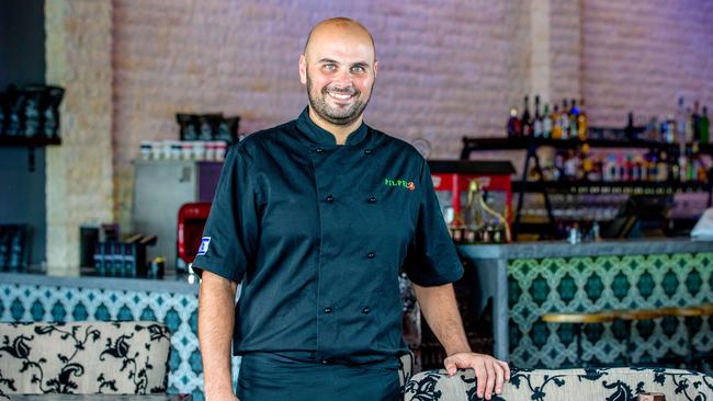 Owner of Pilpel restaurant Adiel Ben-Karmona in the former Coles building. Picture: AAP/Richard Walker