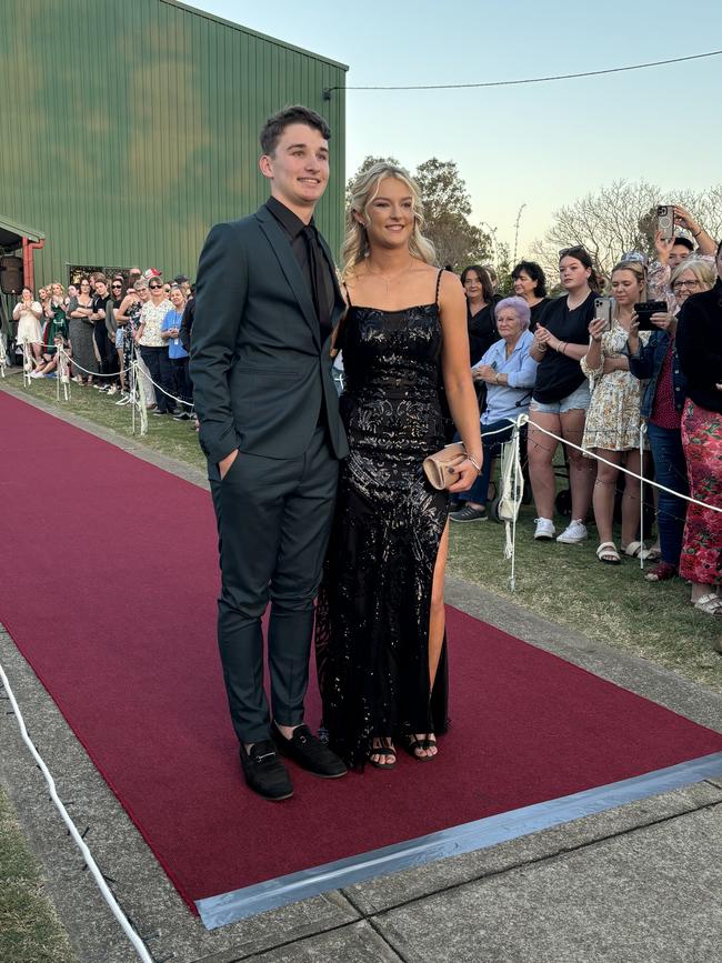 The students of Nanango State High School celebrating their formal.