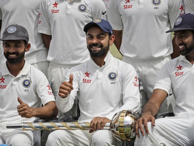 Virat Kohli is front row, centre