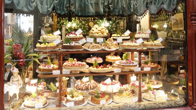Hopetoun Tea Room had a spectacular cake window display. Picture: Alex Coppel.