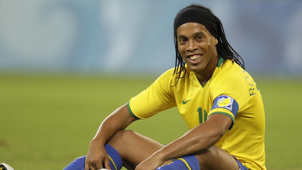 Brazilian star Ronaldinho. (AP Photo/Armando Franca)