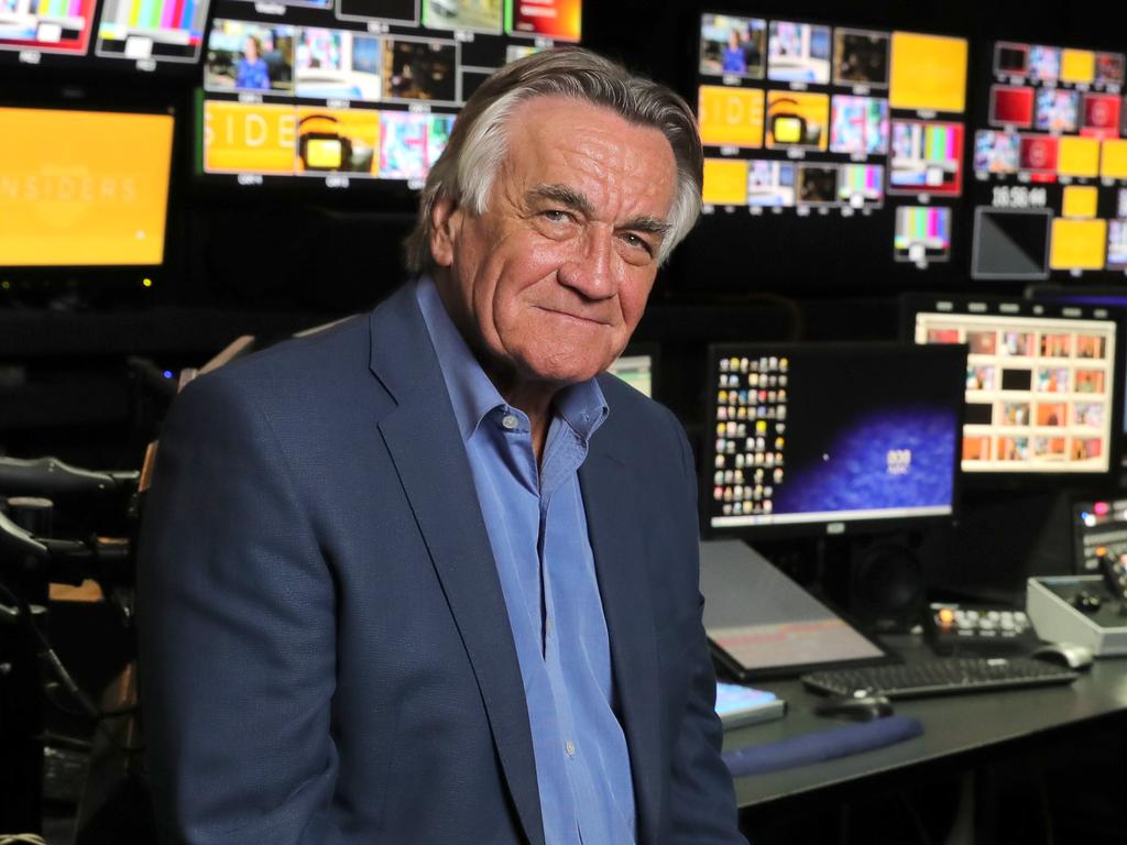 Barrie Cassidy is stepping down as Insiders host. Picture: Stuart McEvoy/The Australian.