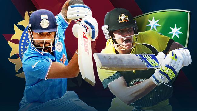 Virat Kohli's India host Steve Smith's Australia for five ODIs and three Twenty20s.