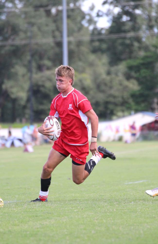 Ballymore Cup rugby action at the Albany Creek Brumbies Junior Rugby Union Club on Friday, April 12, 2024.