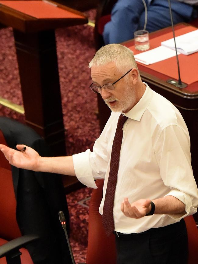 Gavin Jennings during the debate. Picture: Nicole Garmston