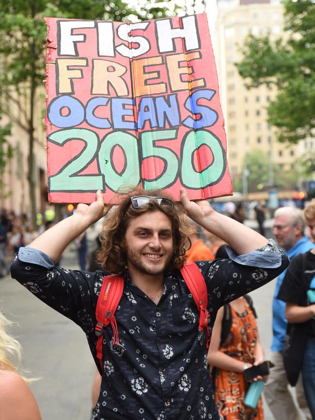 Extinction Rebellion protester. Picture: Flavio Brancaleone