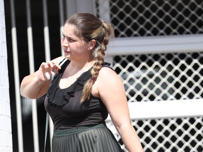 Emily Lynn arrives at Penrith District Court. Picture: John Grainger