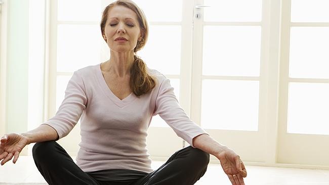 Whats On; generic image; Woman sitting in yoga position; meditation. Pic: ThinkStock