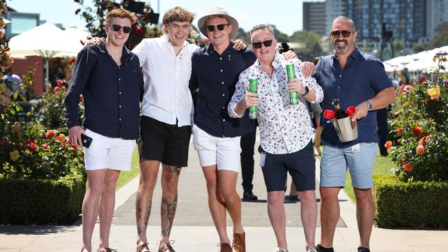 Shorts were a fashion hit at this year’s Melbourne Cup. But Nick would be happy to see there were still plenty of collared shirts. Picture: David Caird